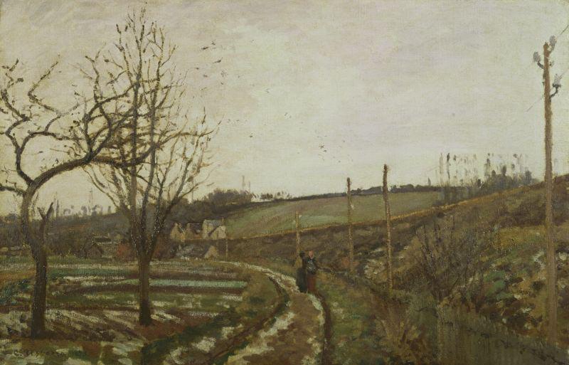 Camille Pissarro Winter Landscape